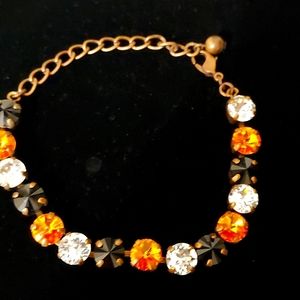 Handmade swarovski crystal bracelet